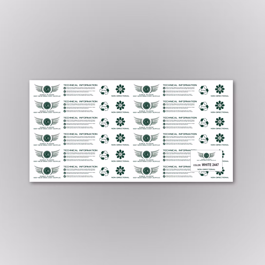 2447 Milky White Cast Acrylic